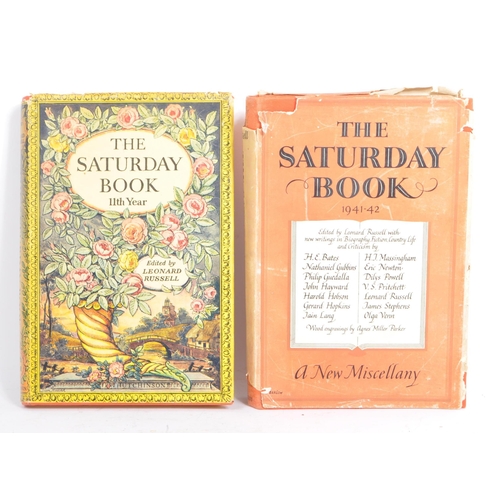 478 - A collection of nine vintage 20th century 'The Saturday Book'. Edited by Leonard Russell and publish... 