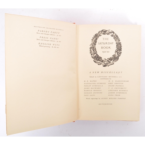 478 - A collection of nine vintage 20th century 'The Saturday Book'. Edited by Leonard Russell and publish... 