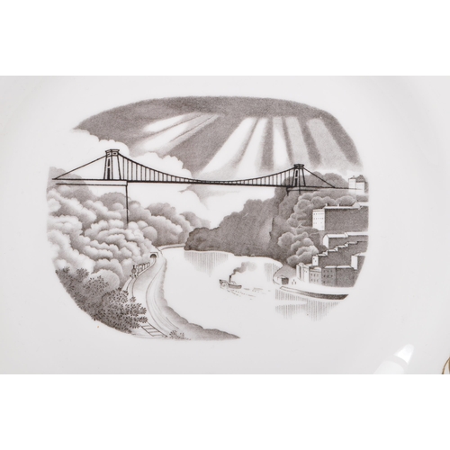 49 - Bristol Local Interest - A 20th century Wedgwood fine bone china Outlines of Grandeur Laurence Whist... 