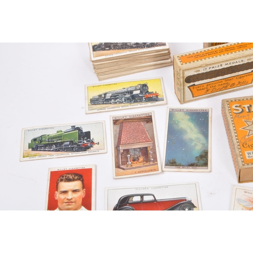 491 - A vintage collection of cigarette collectors cards. To include; John player and sons - Cricketers, W... 