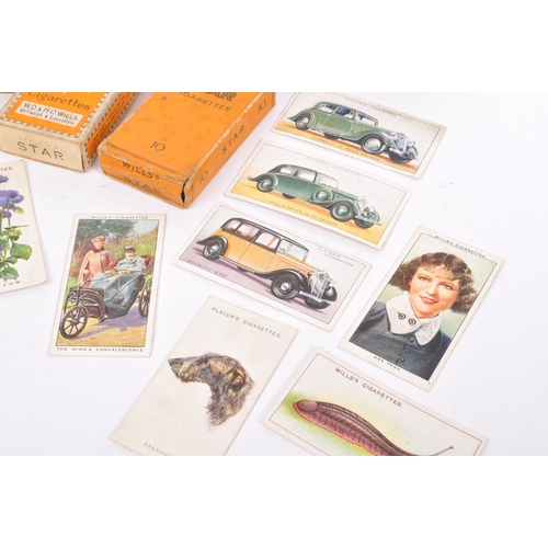 491 - A vintage collection of cigarette collectors cards. To include; John player and sons - Cricketers, W... 