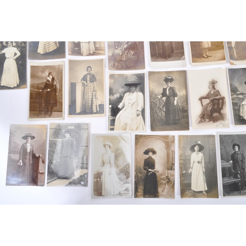 506 - Social History of women all Real Photo postcards. Collection of approx. 1100 showing images illustra... 