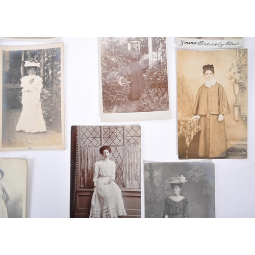 506 - Social History of women all Real Photo postcards. Collection of approx. 1100 showing images illustra... 