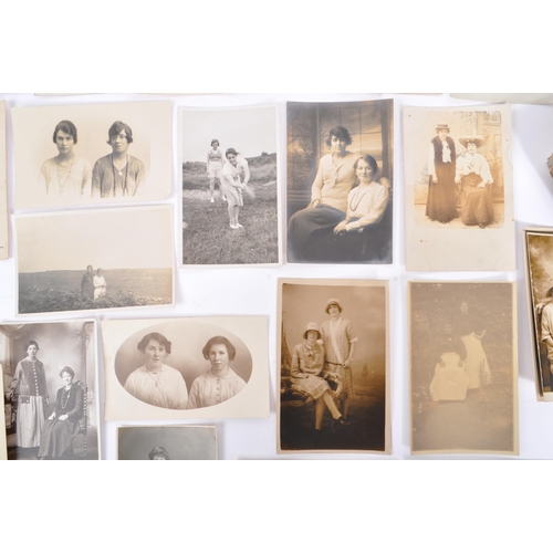 506 - Social History of women all Real Photo postcards. Collection of approx. 1100 showing images illustra... 