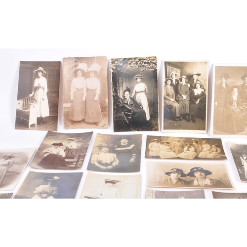 506 - Social History of women all Real Photo postcards. Collection of approx. 1100 showing images illustra... 