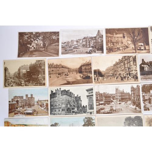 507 - King George VI used postcard collection of approx. 1900. All with 1930s to 1950s British stamps. Man... 