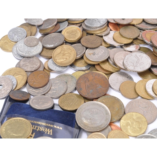 509 - A collection of 19th century and later UK and foreign circulated currency coins. To include, silver ... 