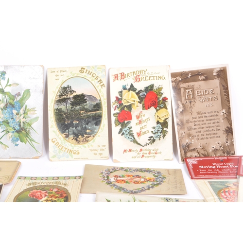 512 - Greetings postcards. Collection of approx. 430. Birthday, New Year, Christmas etc. All Edwardian era... 