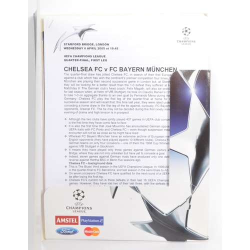 516 - Football - Champions League - A collection of Champions league and Football ephemera to include 2005... 