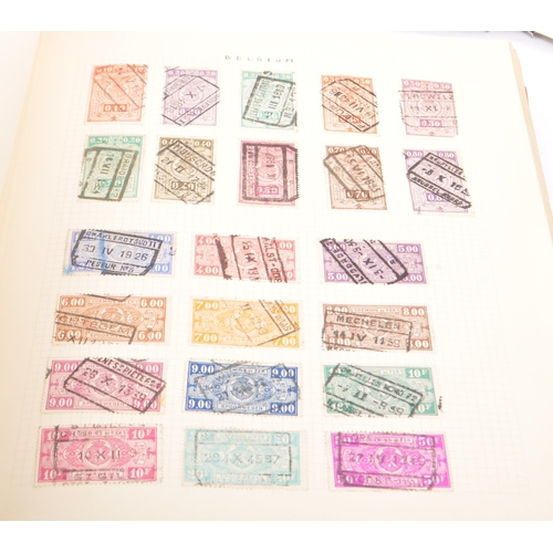 517 - A collection of 19th and 20th century UK and foreign stamps. The majority of the stamps housed hinge... 