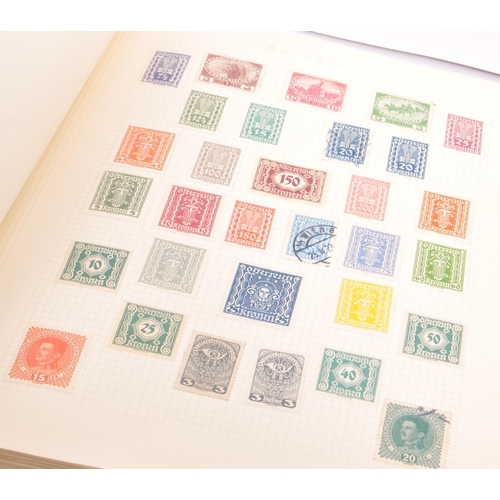 517 - A collection of 19th and 20th century UK and foreign stamps. The majority of the stamps housed hinge... 