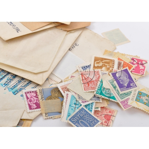 517 - A collection of 19th and 20th century UK and foreign stamps. The majority of the stamps housed hinge... 