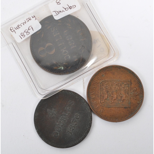 525 - A large collection of 19th century and later UK and foreign circulated currency coins. To include, 
... 