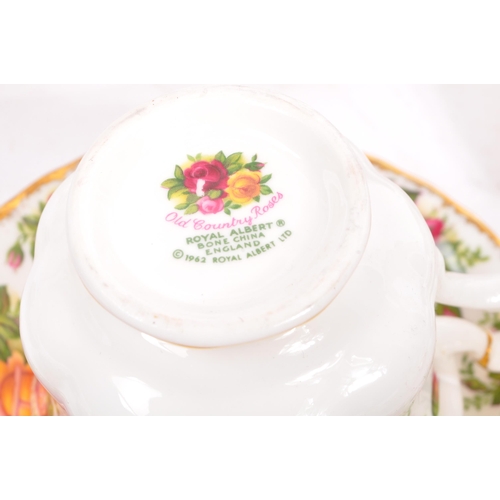 53 - Royal Albert - Old Country Roses - A collection of vintage 20th century porcelain china part tea / d... 