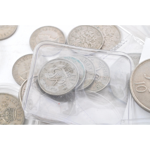 531 - A collection of 18th century and later UK and foreign circulated and uncirculated currency coins. To... 