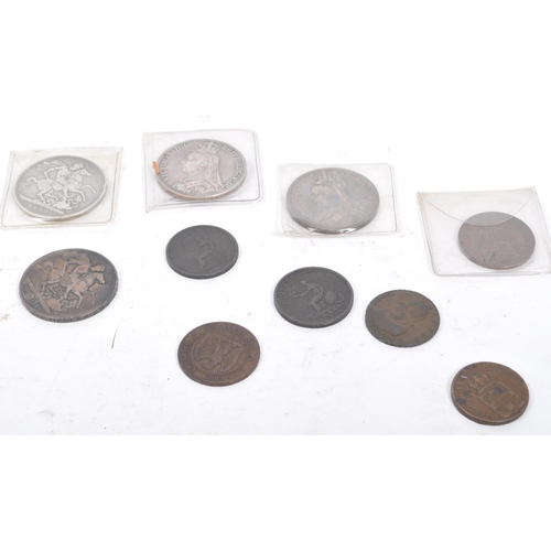 542 - A collection of 18th century and later foreign and United Kingdom uncirculated currency coins. To in... 