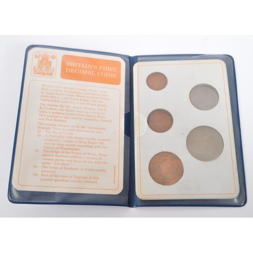 543 - A collection of United Kingdom Royal Family commemorative coin and coin packs. To include, 1970 and ... 