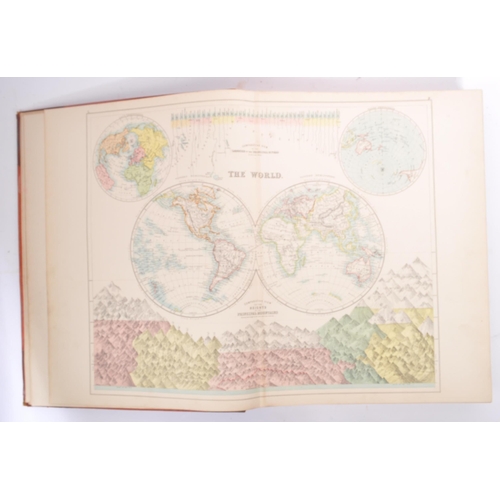 546 - Adam & Charles Black - Black's General Atlas of The World, 1896. The book having leather bound spine... 