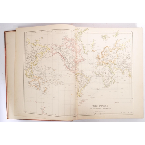 546 - Adam & Charles Black - Black's General Atlas of The World, 1896. The book having leather bound spine... 