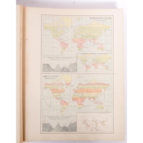 546 - Adam & Charles Black - Black's General Atlas of The World, 1896. The book having leather bound spine... 