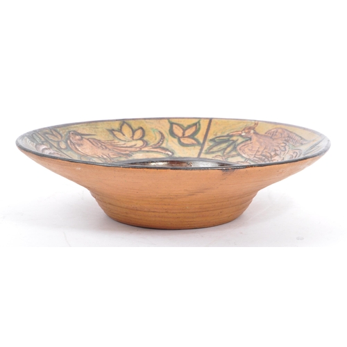 80 - An early 20th century circa 1932 Arts & Crafts terracotta pottery bowl in the manner of William de M... 