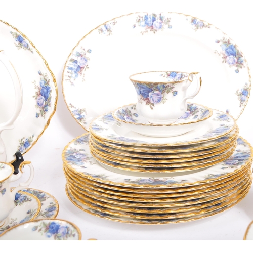 1 - Royal Albert - Moonlight Rose - A 20th century bone china Royal Albert dinner and tea service / set ... 