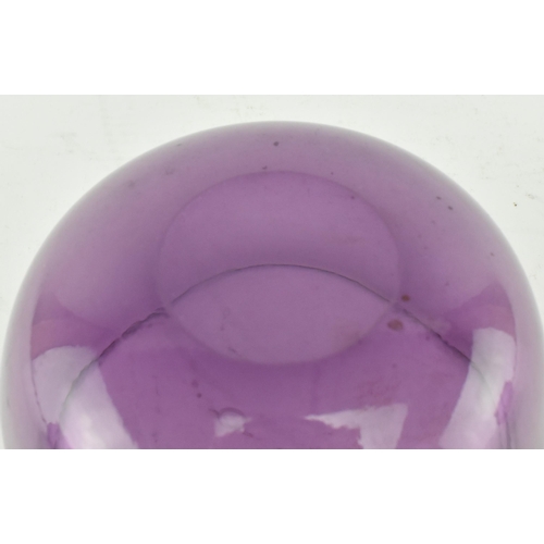 139 - A pair of early 19th century amethyst finger bowls, along with another similar example. Each bowl of... 