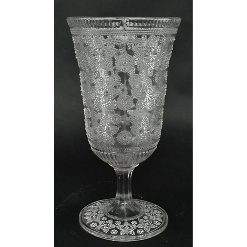 189 - A collection of seven 19th century hand made glassware items. The lot comprising of a Bohemian engra... 