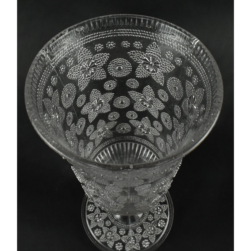 189 - A collection of seven 19th century hand made glassware items. The lot comprising of a Bohemian engra... 