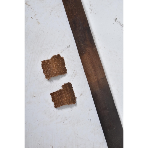 211 - A 19th century hardwood Solomon Island / Tonga / Polynesian paddle club of tapering elongated spatul... 