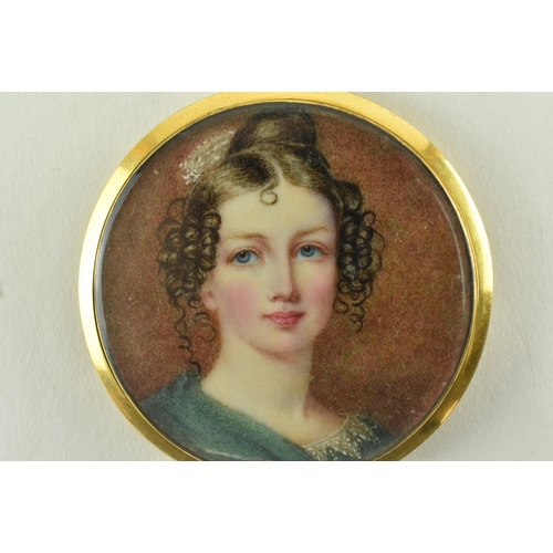 220 - Anne Stanhope, Countess of Chesterfield (British, 1802-1885) - Portrait miniature of Elizabeth, Duch... 