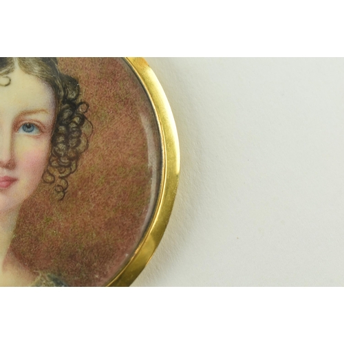 220 - Anne Stanhope, Countess of Chesterfield (British, 1802-1885) - Portrait miniature of Elizabeth, Duch... 