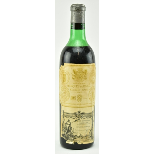 248 - A bottle of Marques De Riscal Reserva 1962, 75cl, no vol mark on the label.