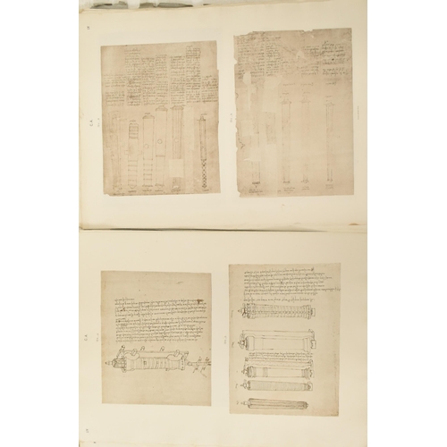 65 - Leonardo da Vinci (1452-1519) - The Codex Atlanticus (Il codice atlantico) - 1894 - Ulrico Hoepli ed... 