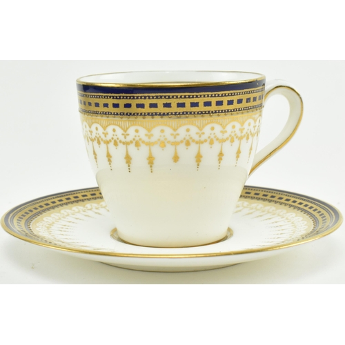 69 - An early 20th century circa 1920s Royal Doulton fine bone china coffee set in Mappin & Webb Ltd. cas... 