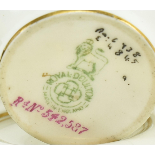 69 - An early 20th century circa 1920s Royal Doulton fine bone china coffee set in Mappin & Webb Ltd. cas... 