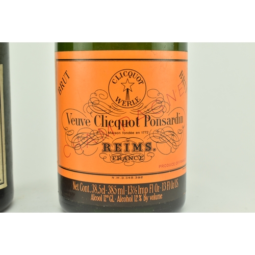 249 - Two bottles of French Champagne comprising a Veuve Clicquot Ponsardin Brut 1772-1972, 38.5cl / 385ml... 