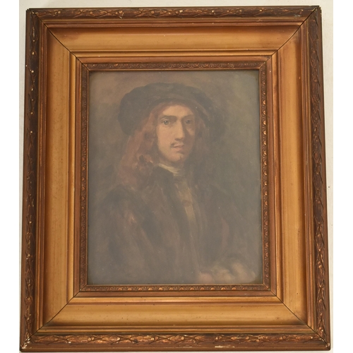 396 - Attributed to Alfred Thomas Derby (1821-1873) - A 19th century watercolour portrait to depict a copy... 