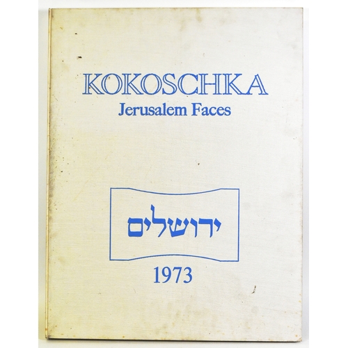 264 - Oskar Kokoschka (1886-1980)
 Jerusalem Faces, 1973-1974
 Lithograph on Japan Nacre.
 Numbered and si... 