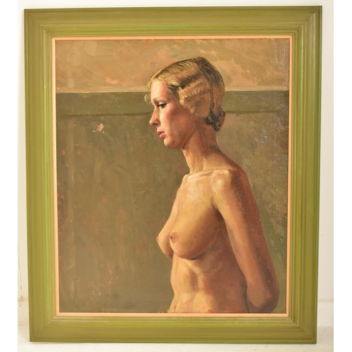 608 - George Galsworthy Palmer, ARCA (British, 1913-1972) - Study of Nude - 1930 - A 20th century oil on c... 