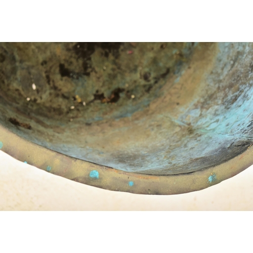 272 - A Victorian 19th century copper riveted Industrial Copper Vat. Sometimes referred to as a wash bin /... 