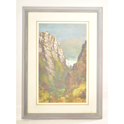 508 - Gyrth Russell (Anglo-Canadian, 1892-1970) - Two original watercolour & oil on paper landscape painti... 