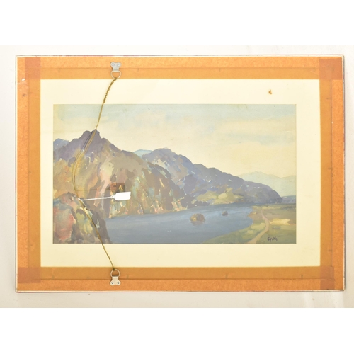 508 - Gyrth Russell (Anglo-Canadian, 1892-1970) - Two original watercolour & oil on paper landscape painti... 