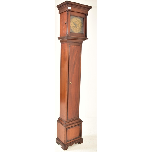 586 - Junghans Wurttemberg, Germany - An early 20th century mahogany cased grandmother longcase clock. The... 