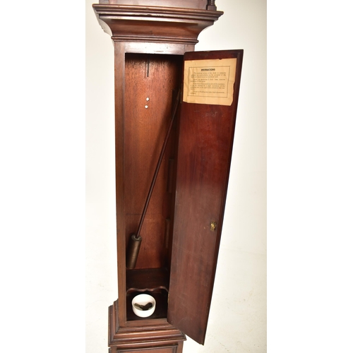 586 - Junghans Wurttemberg, Germany - An early 20th century mahogany cased grandmother longcase clock. The... 