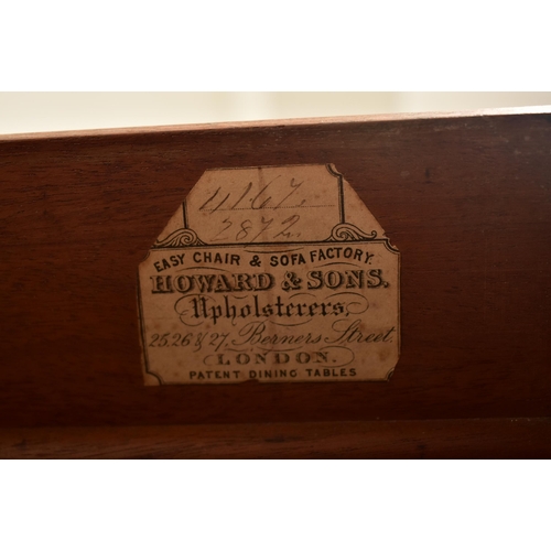 405 - Howard & Sons - A Victorian 19th century mahogany & ormolu rectangular writing desk. The desk having... 