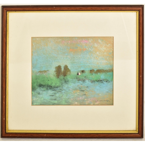 430 - Gabrielle Bellocq (France, 1920-1999) - An original pastel on paper painting by Gabrielle Bellocq de... 