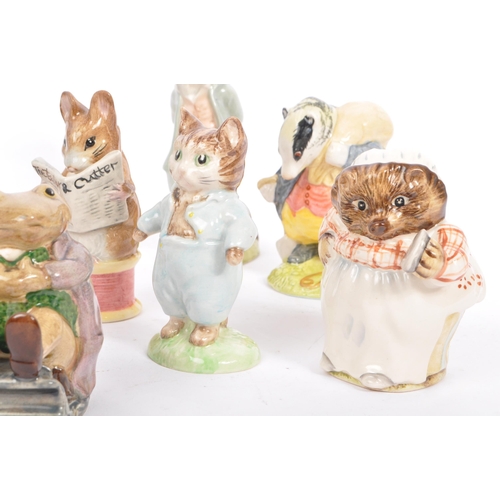 121 - A collection of Royal Albert Beatrix Potter collection and Royal Doulton The Winnie the Pooh collect... 