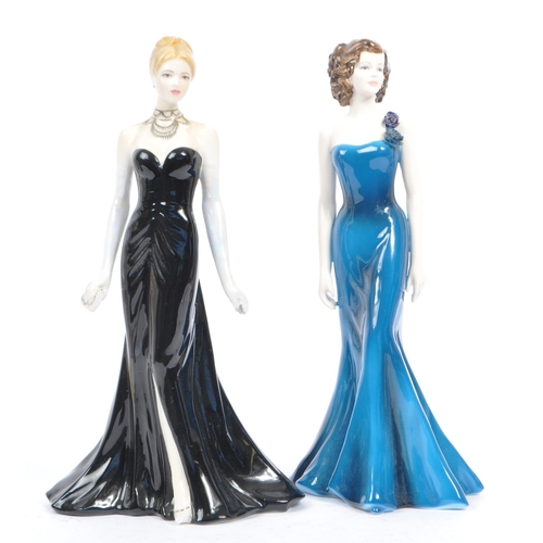 4 - A collection of 20th century figurines to include three Coalport figurines to include Elizabeth Eman... 