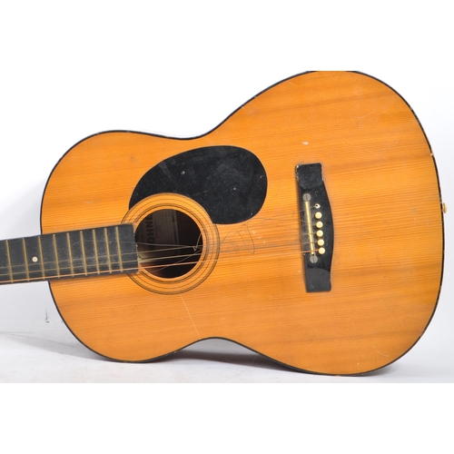 402 - Hohner - A late 20th century circa. 1980s Hohner MW 800 acoustic guitar, alongside another example. ... 